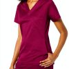 Women's Scrub Top Amazon Essentials Classic Fit V-Neck Stretch-3