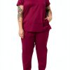 Women's Scrub Top Amazon Essentials Classic Fit V-Neck Stretch-2