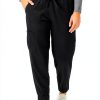 Hanes Women's Scrub Jogger Pants HSA101 Cool Comfort Stretch Cargo-0