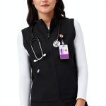 Hanes Comfort Fit Scrub Vest Women’s New Ebony Size X‑Small-0