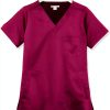 Women's Scrub Top Amazon Essentials Classic Fit V-Neck Stretch-5