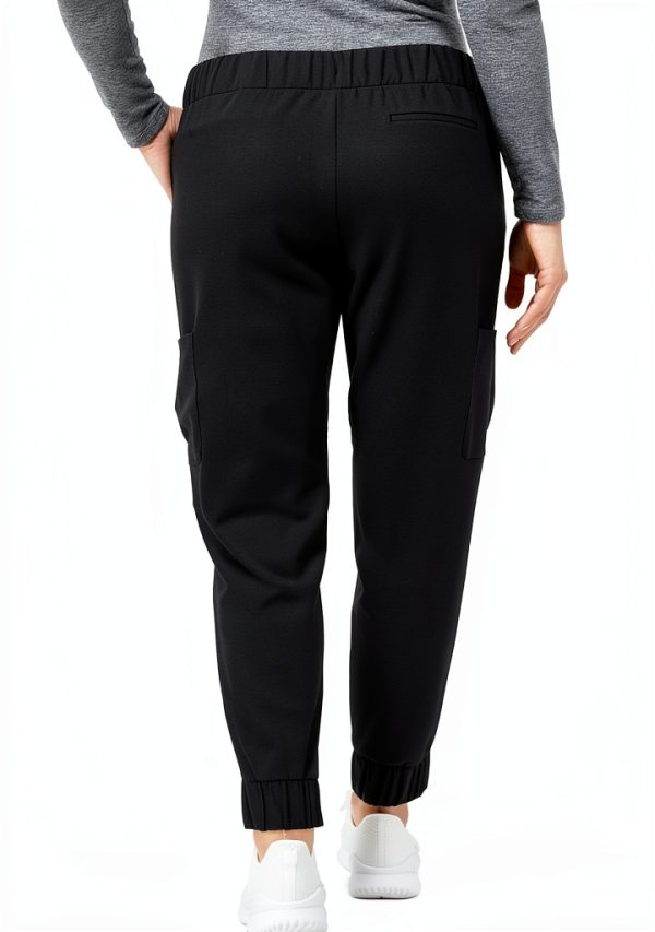 Hanes Women's Scrub Jogger Pants HSA101 Cool Comfort Stretch Cargo-2