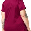 Women's Scrub Top Amazon Essentials Classic Fit V-Neck Stretch-1