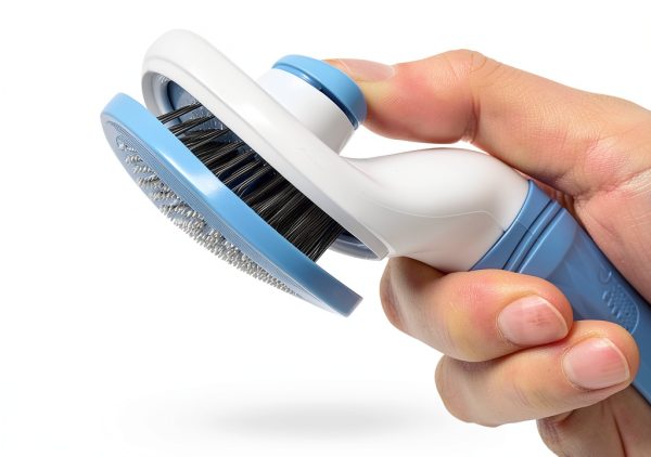 Cat Brush Self-Cleaning wenning Slicker Brush for Cats & Dogs-5
