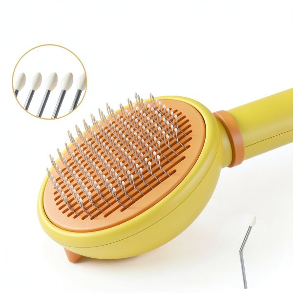 Cat Brush Funbuddy Self Cleaning Slicker for Indoor Cats-2