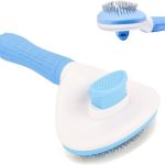 Cat Brush Self-Cleaning wenning Slicker Brush for Cats & Dogs-0