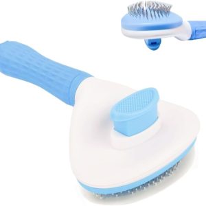 Cat Brush Self-Cleaning wenning Slicker Brush for Cats & Dogs-0
