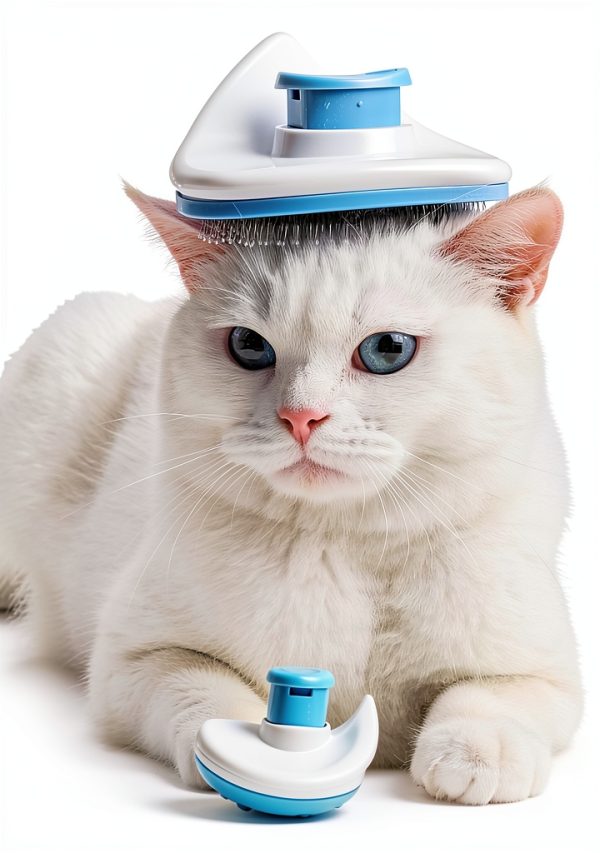 Cat Brush Self-Cleaning wenning Slicker Brush for Cats & Dogs-3