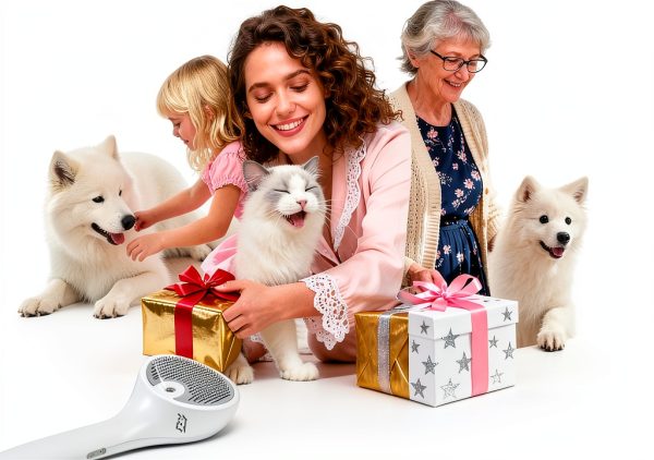 Pet Spray Grooming Brush by PawsMedal Self‑Cleaning Mist Comb-1