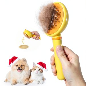 Cat Brush Funbuddy Self Cleaning Slicker for Indoor Cats-0