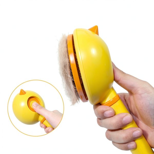 Cat Brush Funbuddy Self Cleaning Slicker for Indoor Cats-3