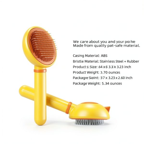 Cat Brush Funbuddy Self Cleaning Slicker for Indoor Cats-6