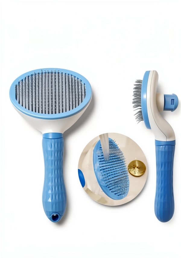 Cat Brush Self-Cleaning wenning Slicker Brush for Cats & Dogs-1