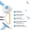 Analan 3-in-1 Pet Hair Remover & Grooming Set for Dogs & Cats – Self-Cleaning Brush for Shedding, Cat Brush, Metal Fur Remover for Couch Carpet & Car, and Rubber Tool for Clothes & Bedding-8
