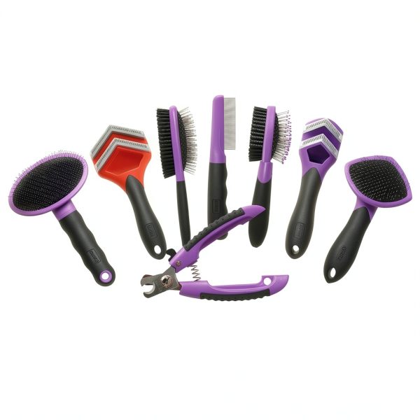 Hartz Grooming Supplies 6-in-1 Brush & Shampoo Combo for Dogs and Cats-6