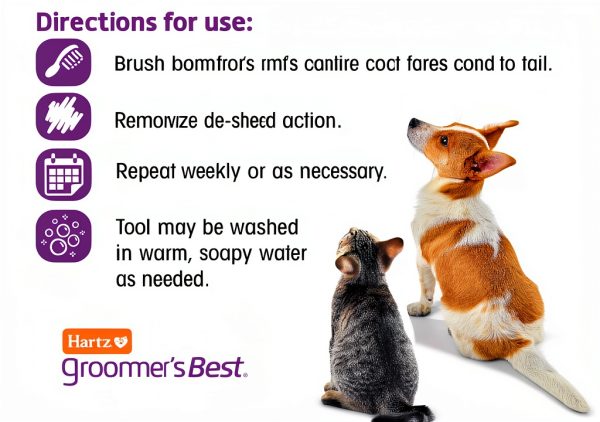Hartz Grooming Supplies 6-in-1 Brush & Shampoo Combo for Dogs and Cats-5